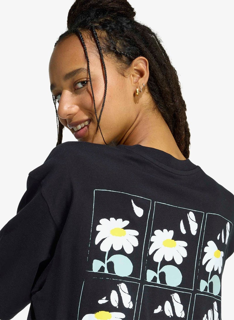 اديداس تيشيرت جرافيك كبير الحجم ناعم - Image 3